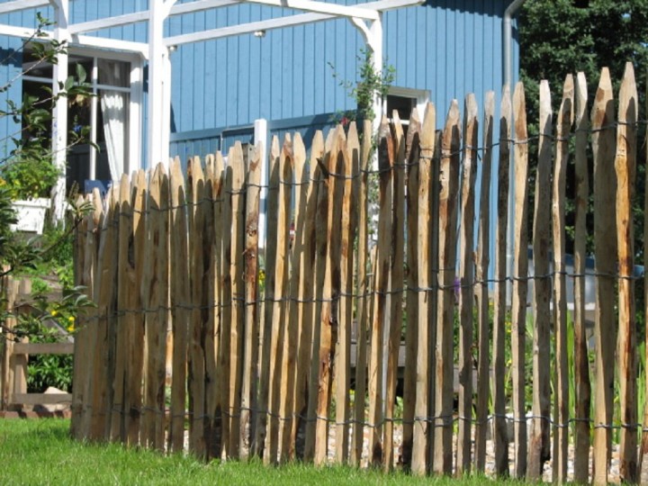 50+ Staketenzaun Kastanie 100 Cm, Der lattenabstand gibt das lichte