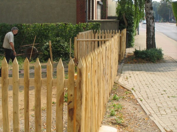 lattenzaun kastanienholz 100 cm