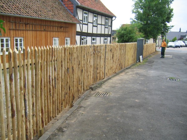 lattenzaun kastanienholz 125 cm