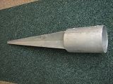 Bodenhuelse rund 600 mm lang 81 mm durchmesser