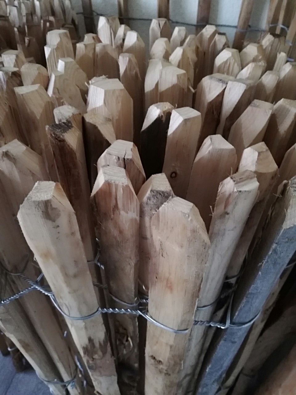Staketenzaun Kastanie 140 cm - 5 m - ZA 8/9 cm