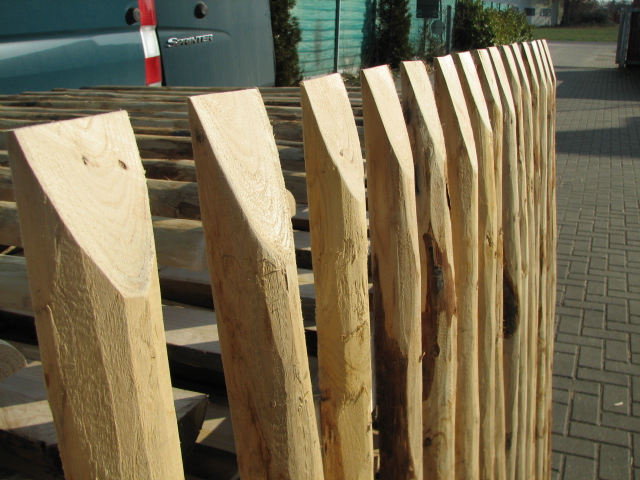 Lattenzaun 100 Cm H 180 Cm L ZA 6 8 Cm Naturzaun Aus 